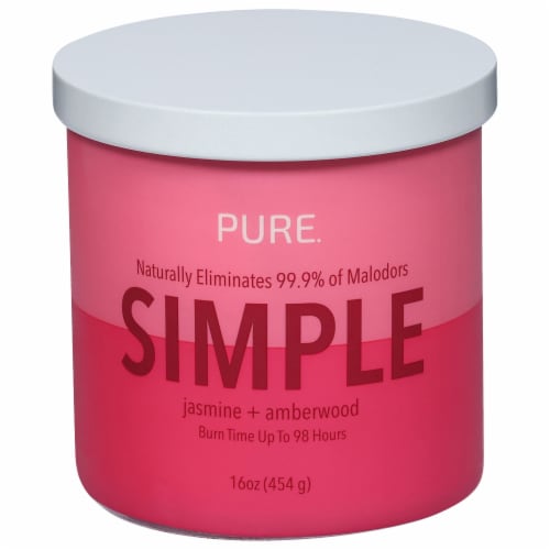 Candle-lite® Pure 2-Wick Jar Candle Simple Perspective: front