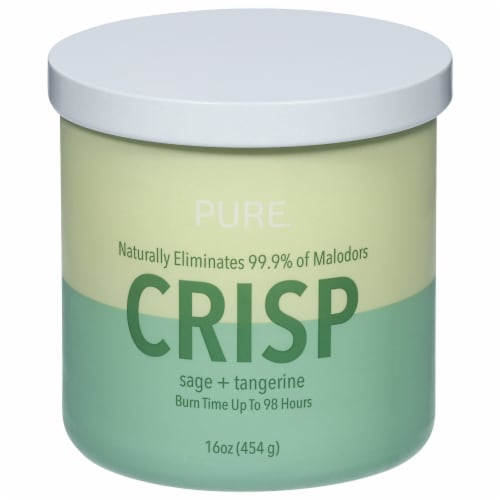 Candle-lite® Pure 2-Wick Jar Candle Crisp Perspective: front