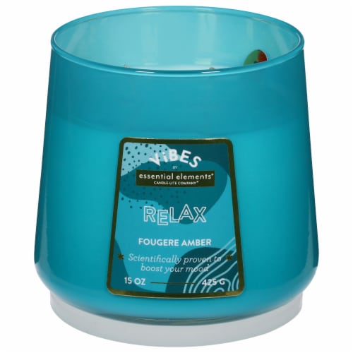 Candle-Lite Company® Essential Elements® Vibes Relax Jar Candle Perspective: front