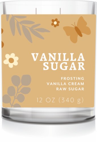 Candle-lite Vanilla Sugar Scented Candle Perspective: front