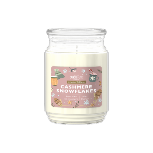 Candle-lite Cashmere Snowflake Perspective: front