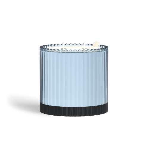 Candle-lite Cashmere Snowflake Jar Candle Perspective: front