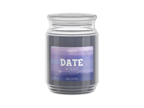 Candle-lite Scented Jar Candle - Date Night Perspective: front