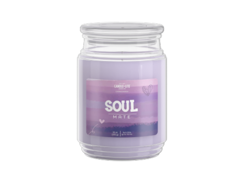 Candle-lite Scented Jar Candle - Soul Mate Perspective: front