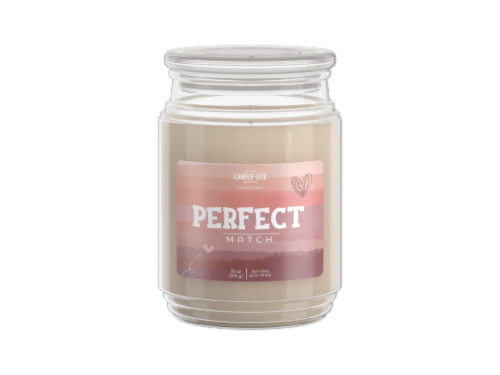 Candle-lite Scented Jar Candle - Perfect Match Perspective: front