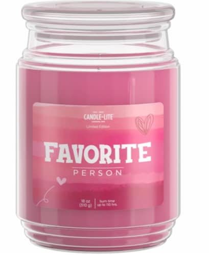 Candle-lite Scented Jar Candle - Favorite Person Perspective: front