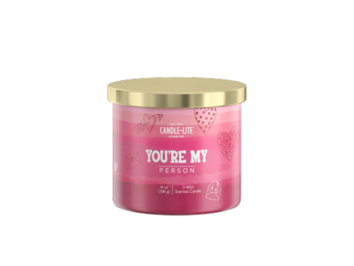 Candle-lite Scented Jar Candle - Favorite Person Perspective: front