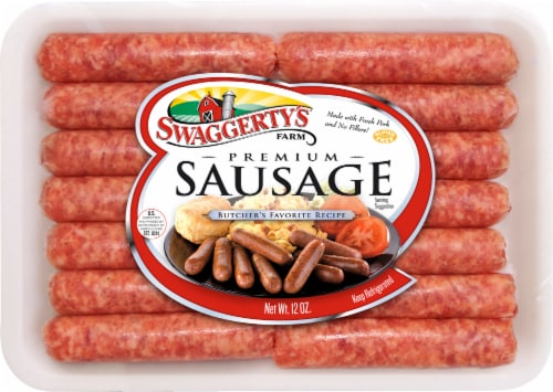 Swaggerty's Farm® 14 Premium Breakfast Sausage Links Perspective: front