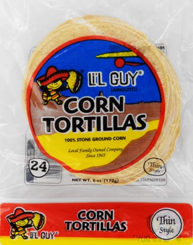 Lil Guy® Corn Tortillas Perspective: front