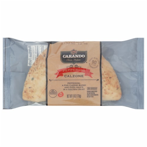 Carando Classic Italian® Frozen Pepperoni and Cheese Calzone Perspective: front