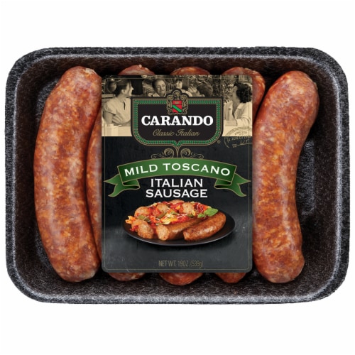Carando Mild Toscano Italian Sausage Links Perspective: front