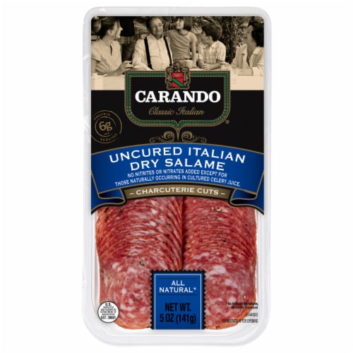 Carando Classic Italian® Uncured Italian Dry Salame Perspective: front