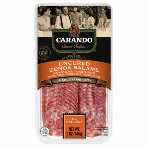 Carnado Classic Italian® Uncured Genoa Salame Perspective: front
