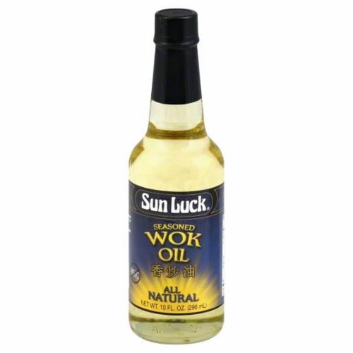 Sun Luck All Natural Seasoned Wok Oil Perspective: front