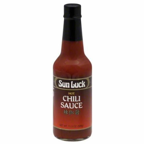 Sun Luck Hot Chili Sauce Perspective: front