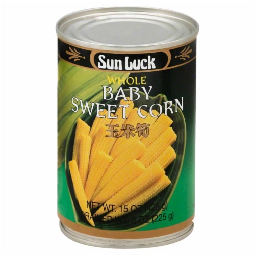 Sun Luck Whole Baby Sweet Corn Perspective: front