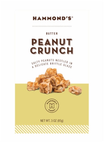 Hammond's Butter Peanut Crunch Perspective: front