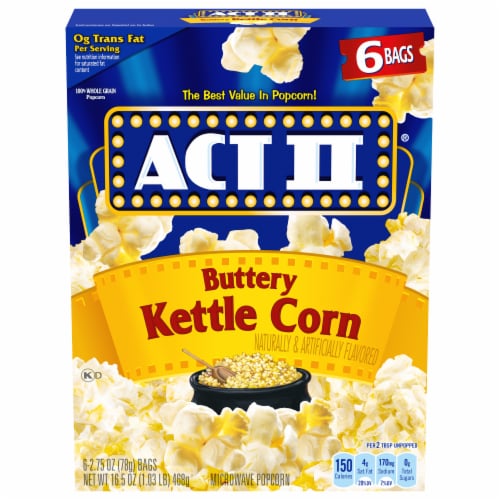 Act II Buttery Kettle Corn Popcorn 16.5 oz Kroger