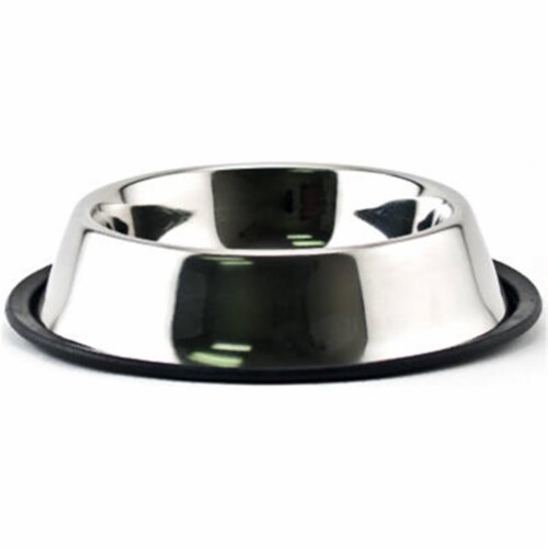 Westminster Pet Products 19016 16 oz. Stainless Steel Pet Feeding Bowl Perspective: front