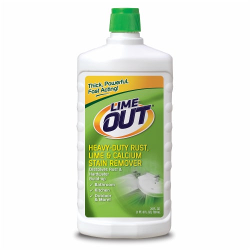 Lime Out® Heavy Duty Rust Lime and Calcium 24 Ounce Stain Remover Perspective: front