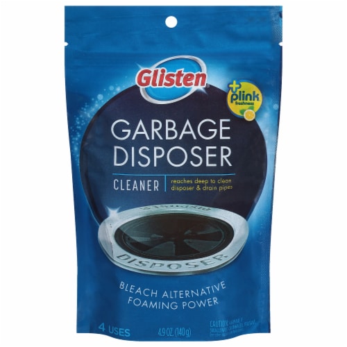 Glisten® Lemon Foaming Garbage Disposer Cleaner Perspective: front