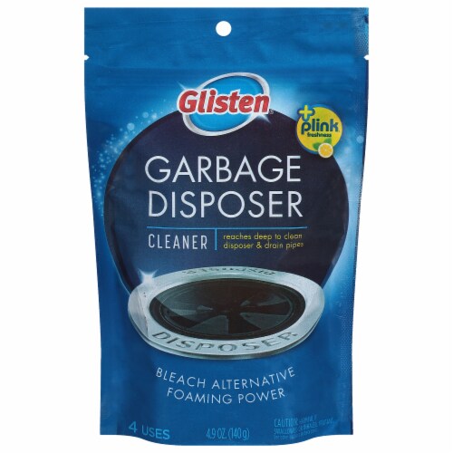 Glisten® Lemon Foaming Garbage Disposer Cleaner Perspective: front