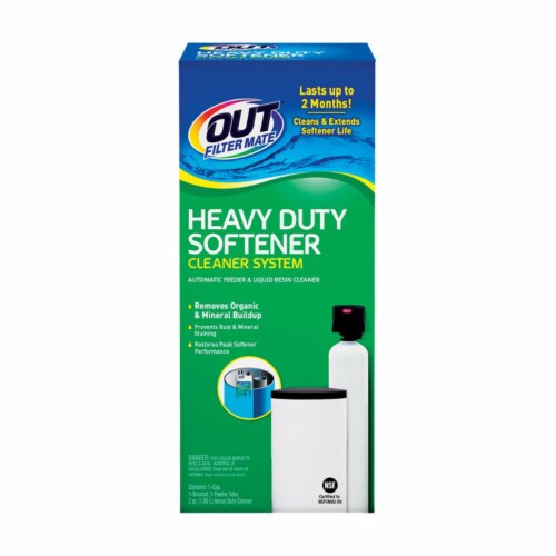 Out Filter Mate 4904009 2 qt. Out Filter Mate Water Softener Cleaner Liquid Perspective: front