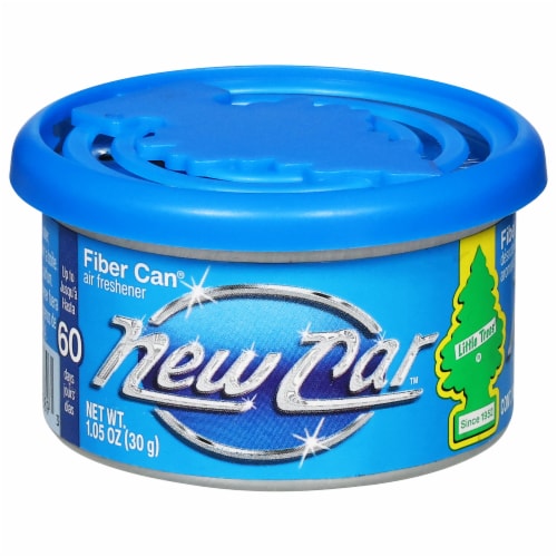 Little Trees® New Car Scent Fiber Can™ Air Freshener Perspective: front
