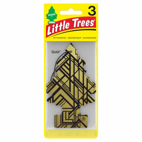 Little Trees® Gold™ Air Fresheners Perspective: front