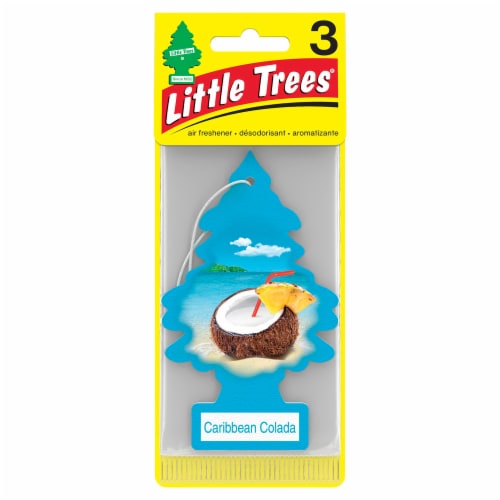 Little Trees® Caribbean Colada Car Air Fresheners Perspective: front