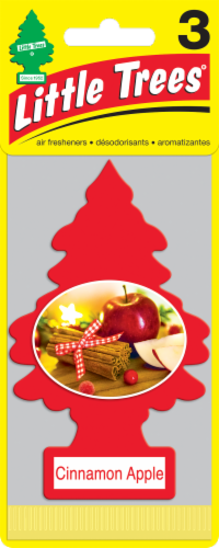Little Trees® Cinnamon Apple Air Fresheners Perspective: front