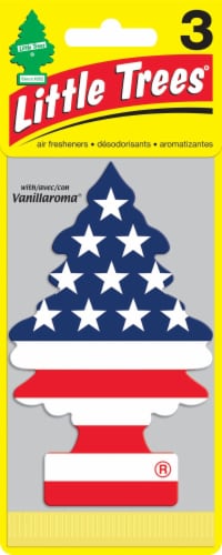 Little Trees® America Car Air Fresheners Pack Perspective: front