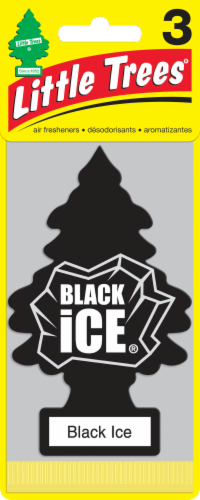 Little Trees® Black Ice Car Air Fresheners Perspective: front