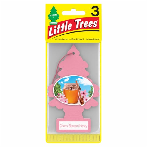 Little Trees® Cherry Blossom Honey Air Fresheners Perspective: front