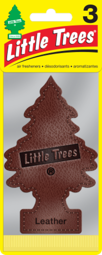 Little Trees® Leather Car Air Fresheners Perspective: front