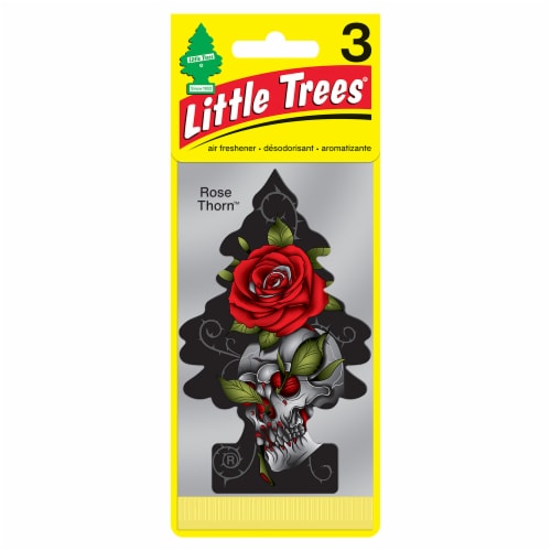 Little Trees® Rose Thorn™ Car Air Fresheners Perspective: front