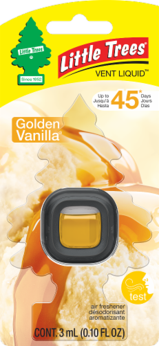 Little Trees® Vent Liquid™ Golden Vanilla Car Air Freshener, 1 ct - Pay  Less Super Markets