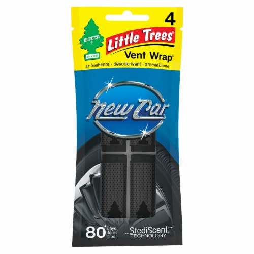 Little Trees® Vent Wrap® New Car Smell Scent™ Freshener, 4 ct - Fry's Food  Stores