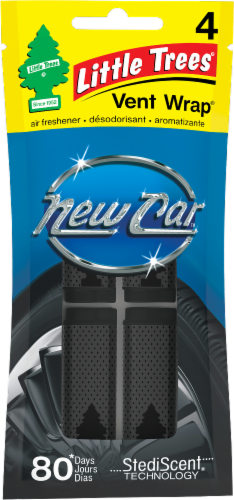 Little Trees® Vent Wrap® New Car Smell Scent™ Freshener Perspective: front