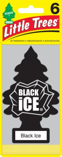 Little Trees Black Ice Car Fresheners Perspective: front