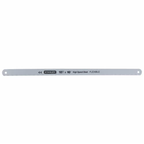 Stanley® 18 TPI High Speed Steel Hacksaw Blade Perspective: front