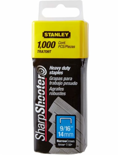 Stanley® SharpShooter Heavy Duty Staples Perspective: front