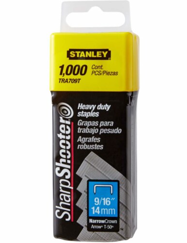 Stanley® SharpShooter Heavy Duty Staples Perspective: front