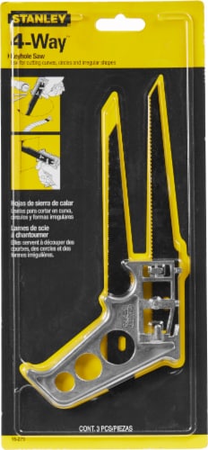 Stanley® 4-Way™ Keyhole Saw Perspective: front