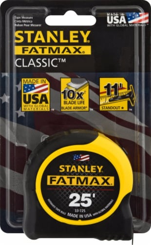 Stanley FatMax Tape Measure, Classic, 16 Foot