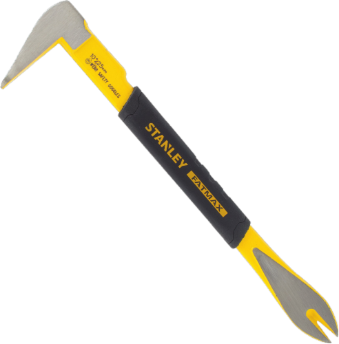 Stanley® FatMax® Claw Bar - Yellow/Black Perspective: front