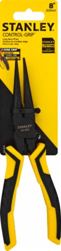 Stanley® Bi-Material Long Nose Cutting Pliers Perspective: front