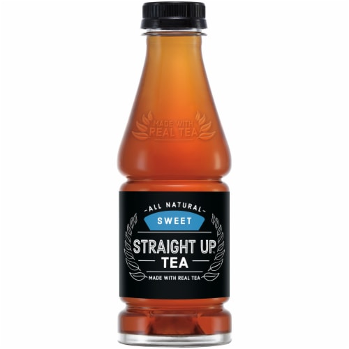 Straight Up Tea Sweet Black Iced Tea Drink Perspective: front