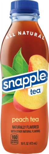 Snapple Peach Tea The Fantastic Four: First Steps Limited Edition Juice Drink Bottle Perspective: front