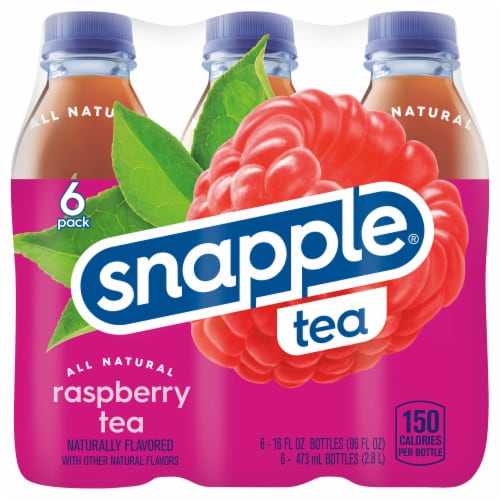 Snapple All Natural Diet Peach Tea, 6 bottles / 16 fl oz - Ralphs